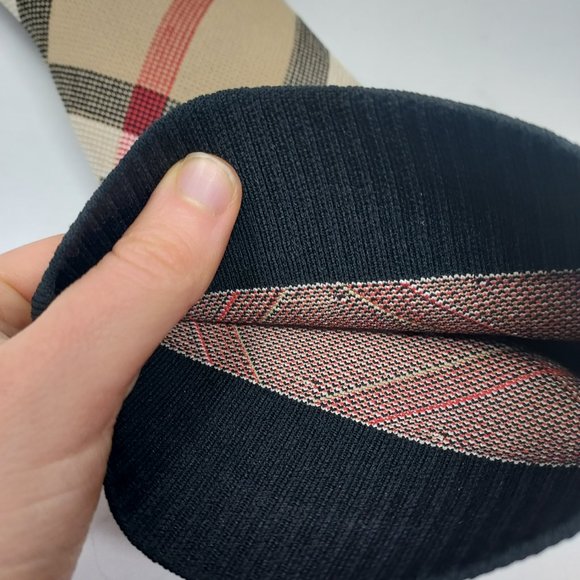 Burberry Dolman Checked Stretch-Cotton Boots - Picture 3 of 10